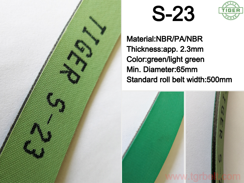 S-23 2.3mm tangential belt